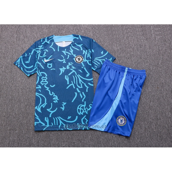 Chandal del Chelsea Manga Corta 2022-2023 Azul - Pantalon Corto